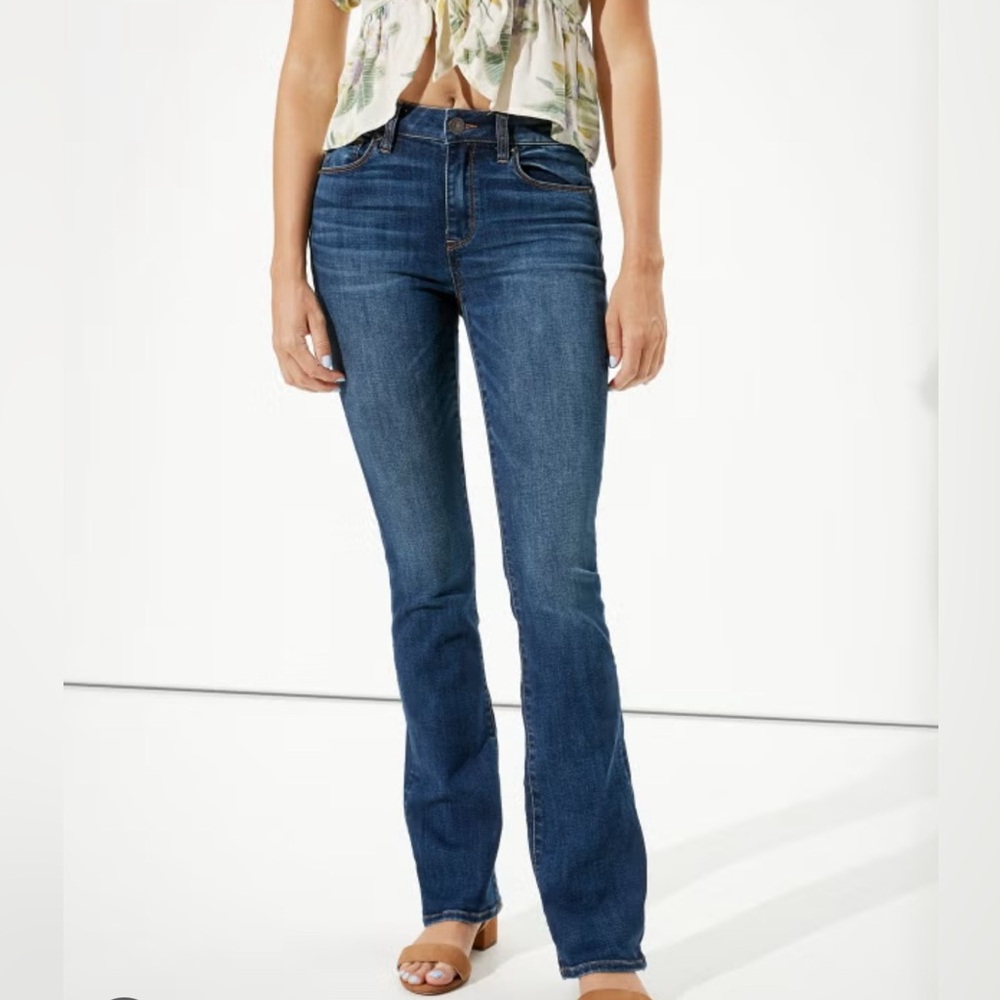 American Eagle Outfitters Blue Boot Cut Jeans